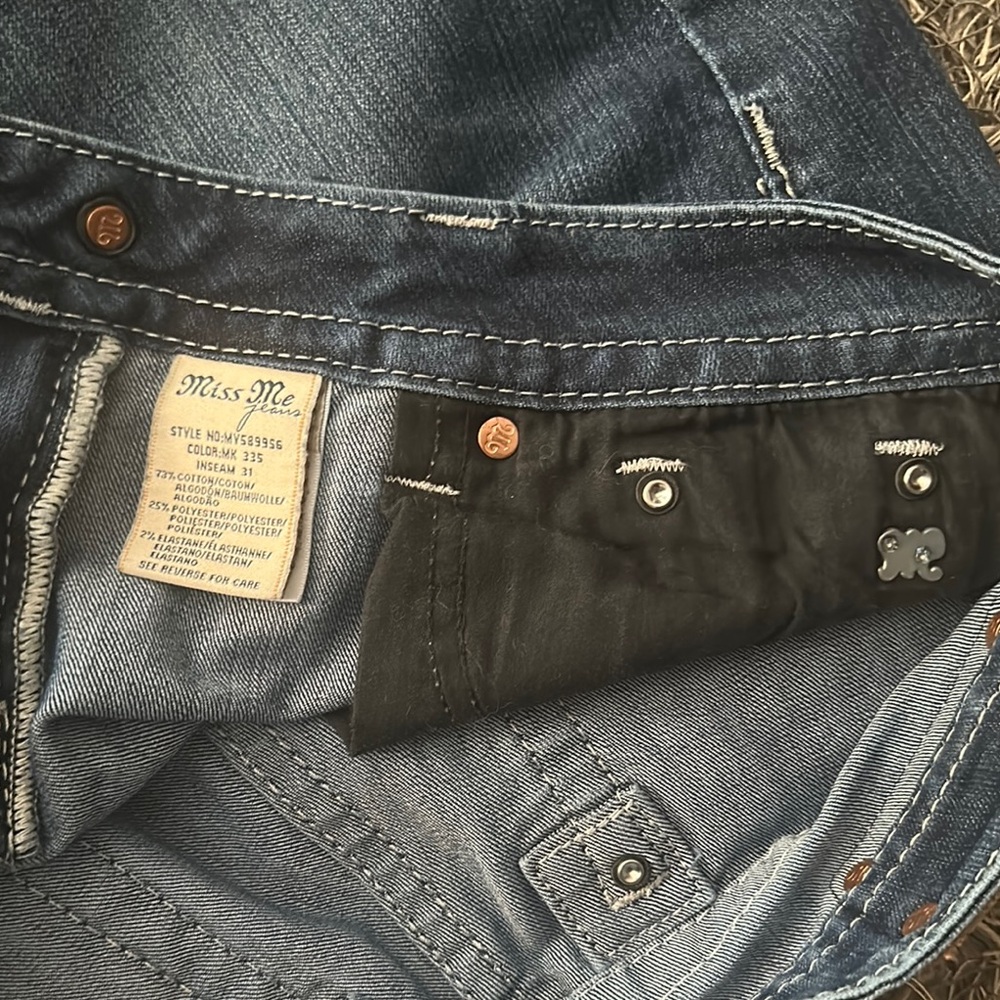 Miss me Blue Embellished Jeans - Picture 6 of 6